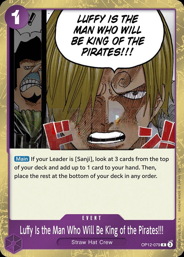 Luffy Is the Man Who Will Be King of the Pirates!!!