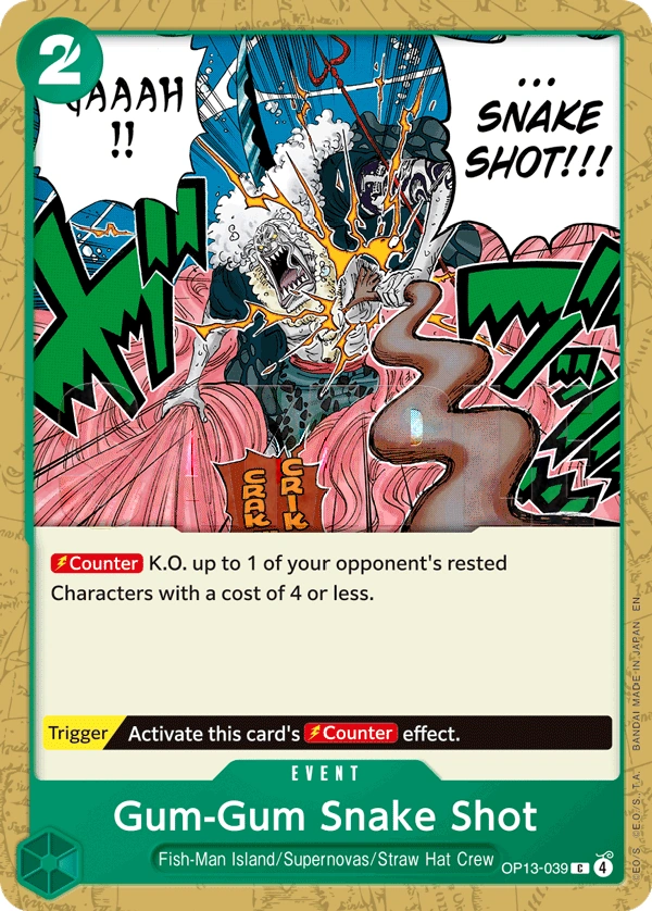 Gum-Gum Snake Shot