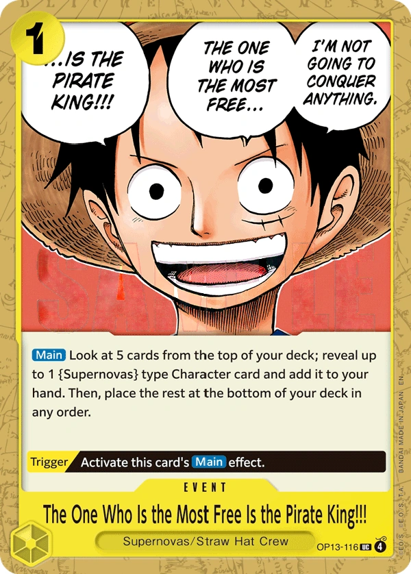 The One Who Is the Most Free Is the Pirate King!!!