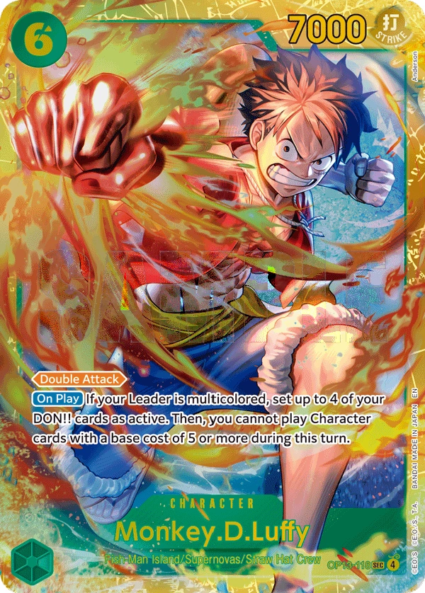 Monkey.D.Luffy (118) (Red Super Alternate Art)