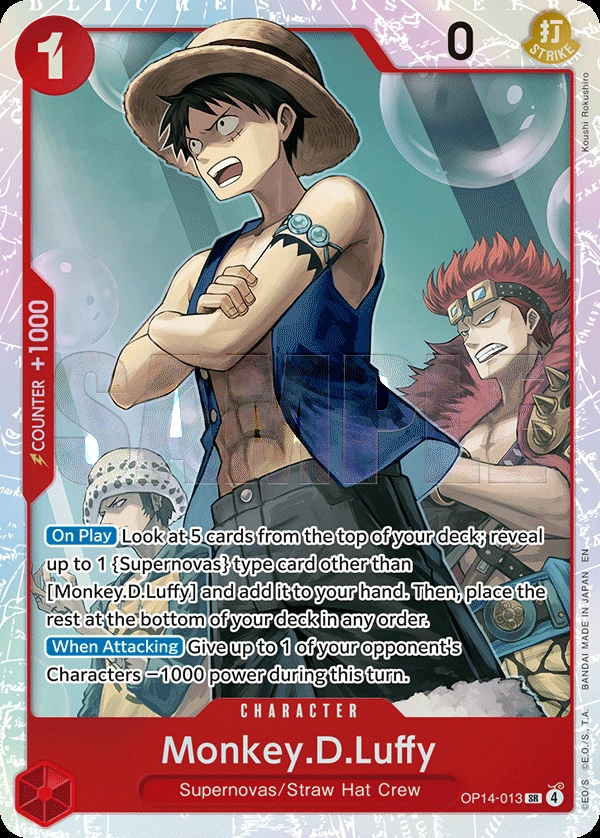Monkey.D.Luffy - OP14-013 (Alternate Art)
