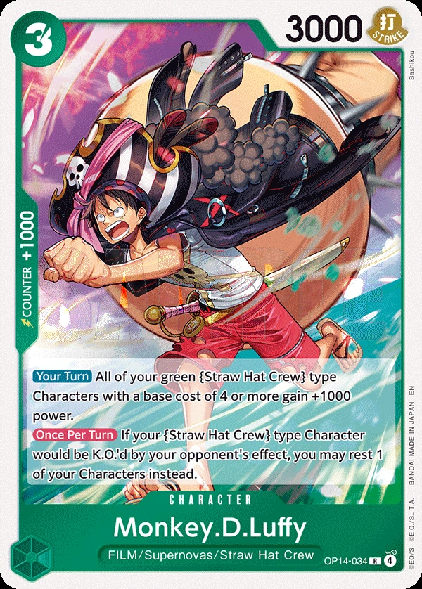Monkey.D.Luffy - OP14-34