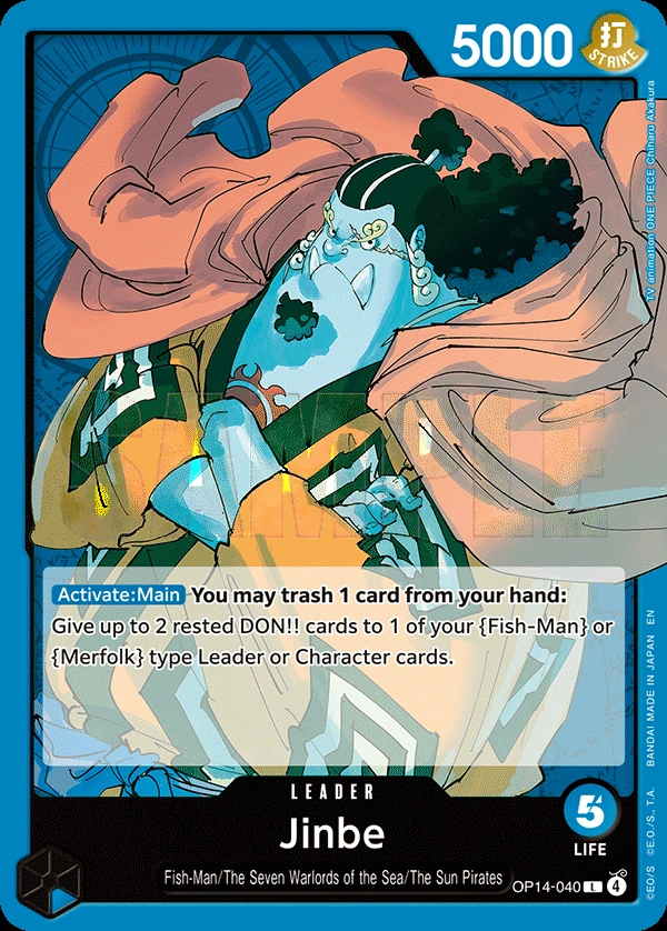 Jinbe - OP14-040 (Alternate Art)