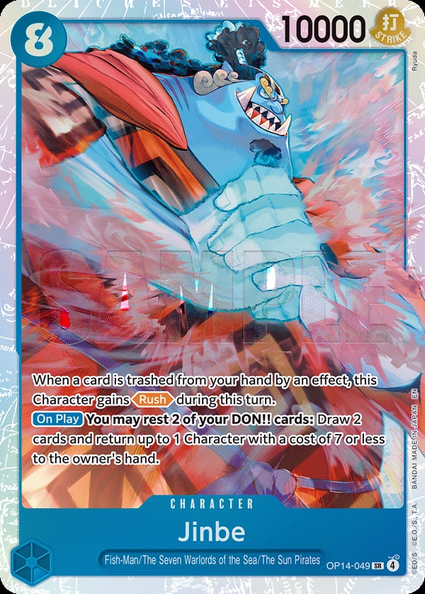 Jinbe - OP14-049 (Alternate Art)