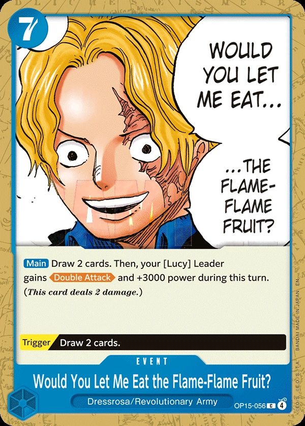 Would You Let Me Eat the Flame-Flame Fruit?