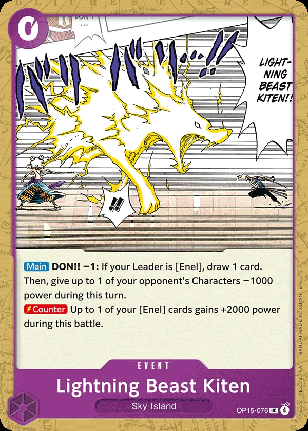Lightning Beast Kiten (Dash Pack)