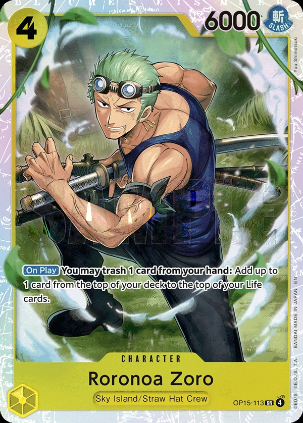 Roronoa Zoro (OP15-113) (Alternate Art)