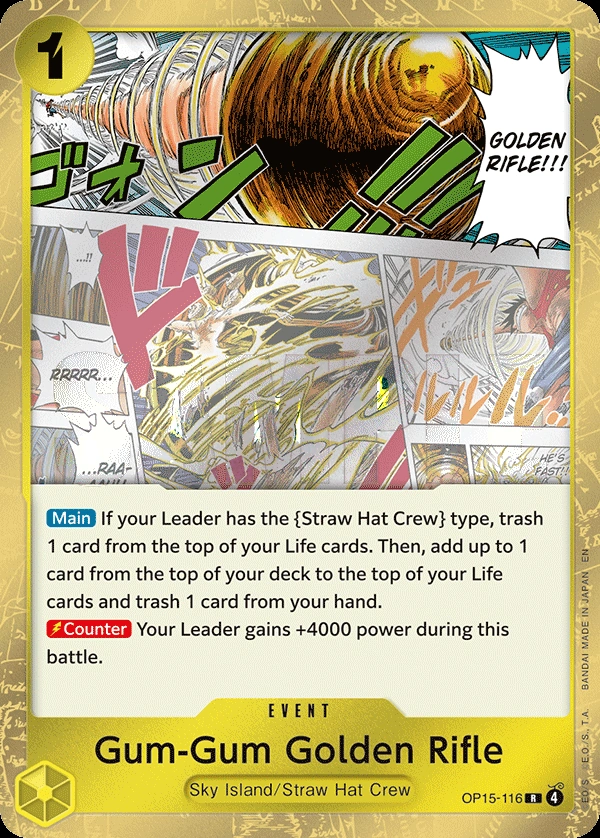 Gum-Gum Golden Rifle (Alternate Art)