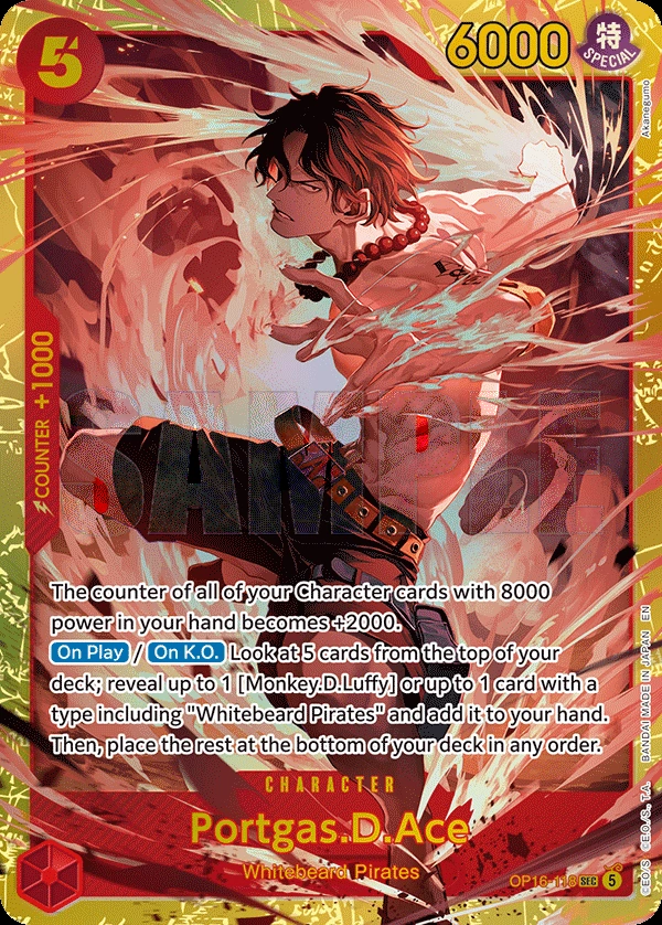 Portgas.D.Ace (118) (Alternate Art)