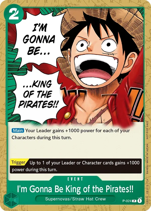 I'm Gonna Be King of the Pirates!!