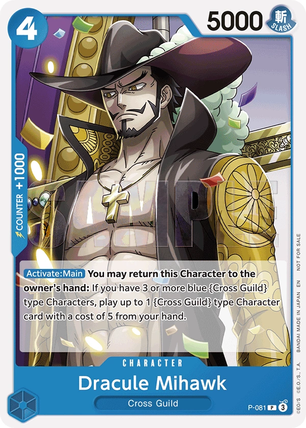 Dracule Mihawk - P-081 (Reprint)