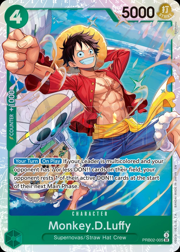 Monkey.D.Luffy - PRB02-005 (Alternate Art)
