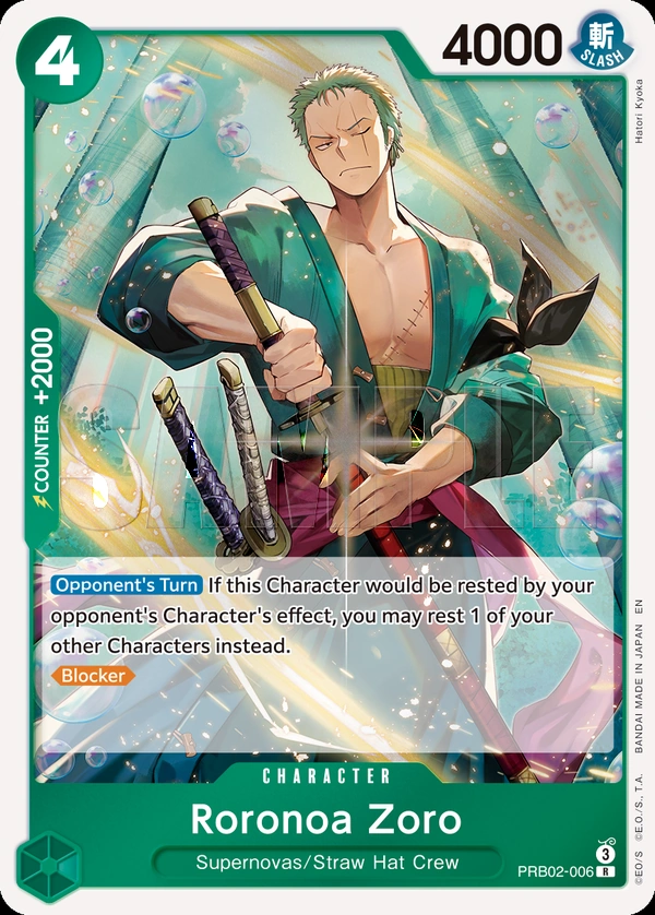 Roronoa Zoro - PRB02-006 (SP)