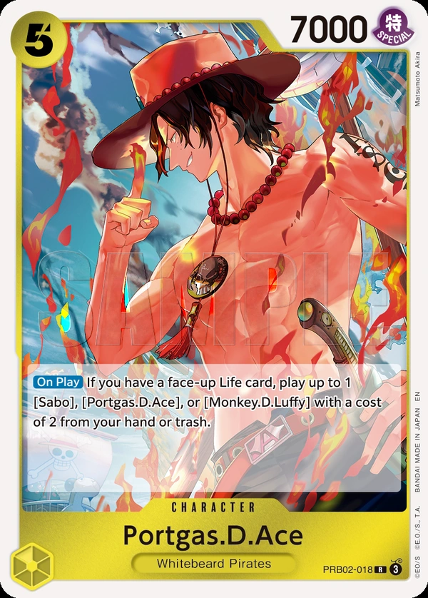 Portgas.D.Ace - PRB02-018 (Alternate Art)