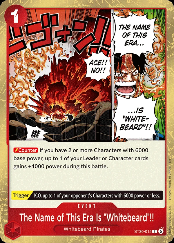 The Name of This Era Is "Whitebeard"!!
