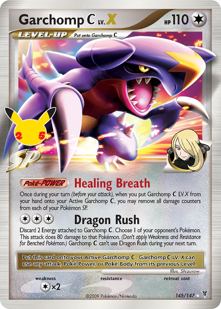 Garchomp C LV.X 145A/25