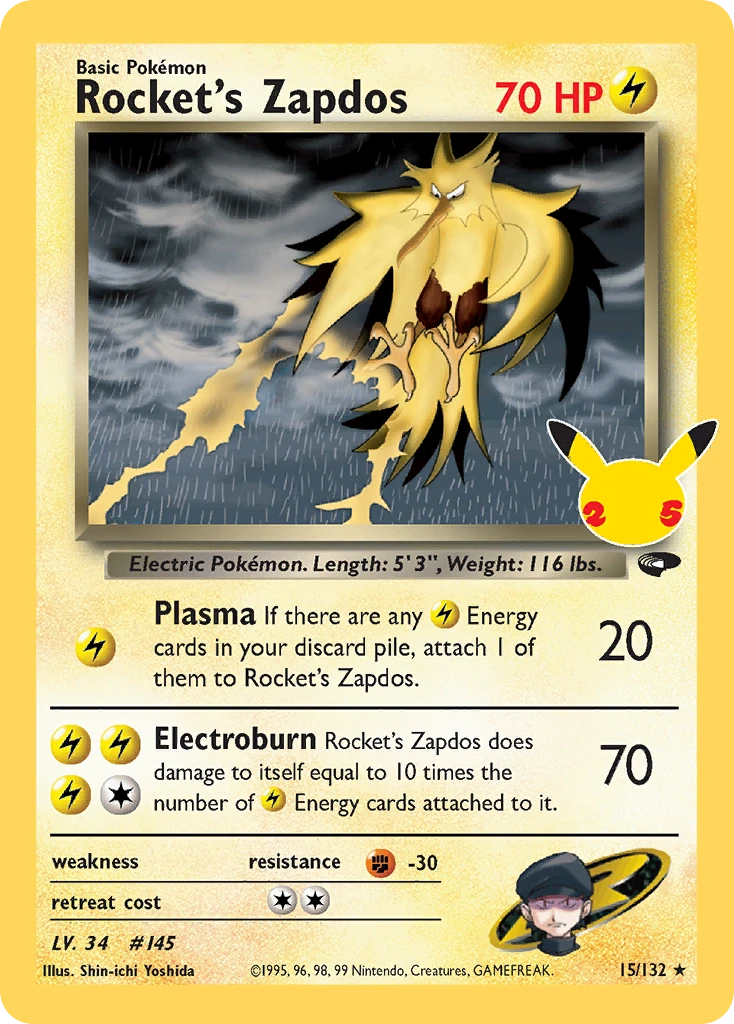 Rocket's Zapdos 15A3/25