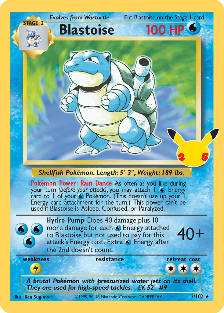 Blastoise 2A/25