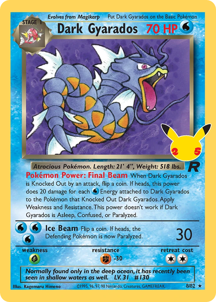 Dark Gyarados 8A/25