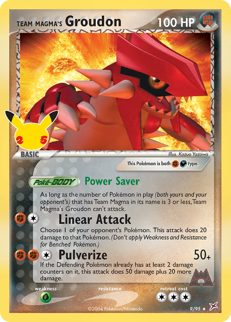 Team Magma's Groudon 9A/25