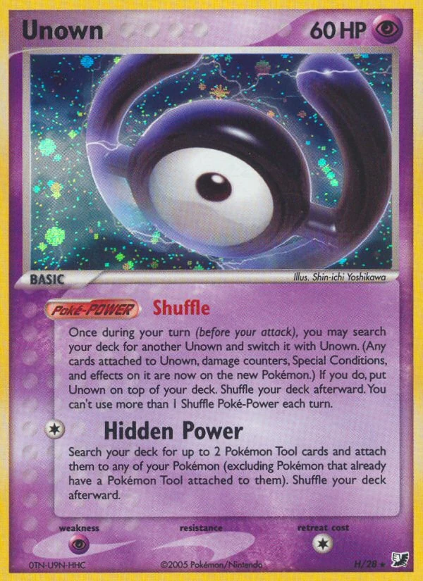 Unown H/28
