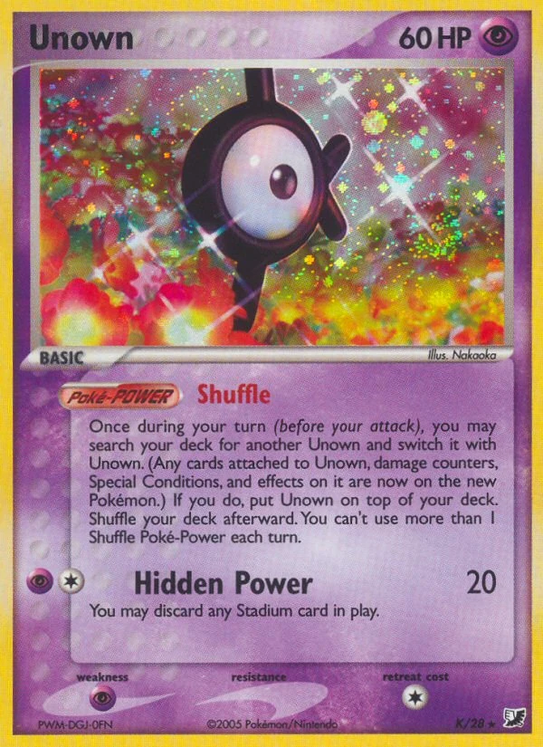 Unown K/28