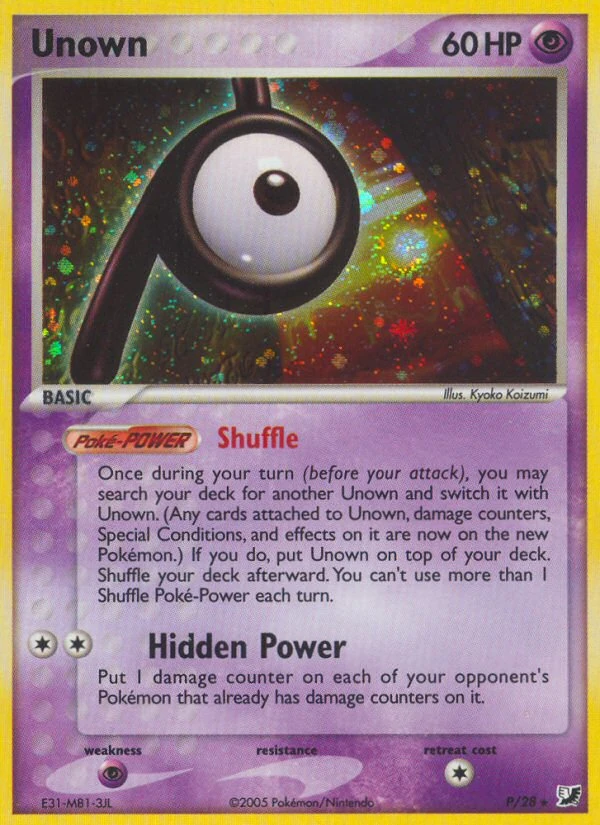 Unown P/28