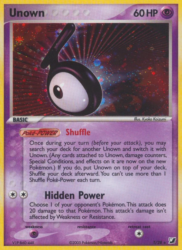 Unown T/28
