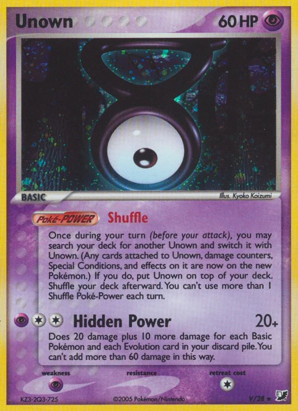 Unown V/28