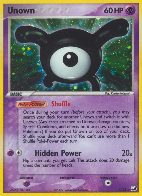 Unown X/28