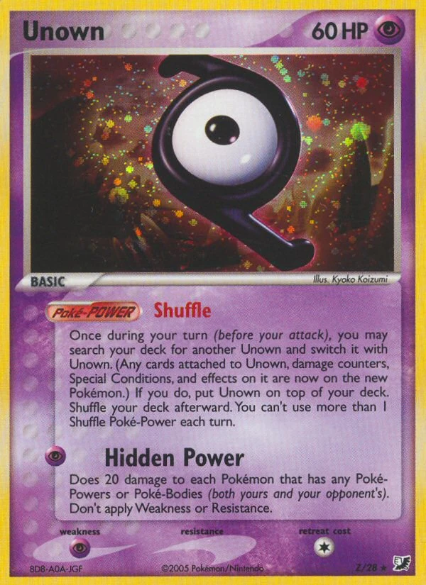Unown Z/28