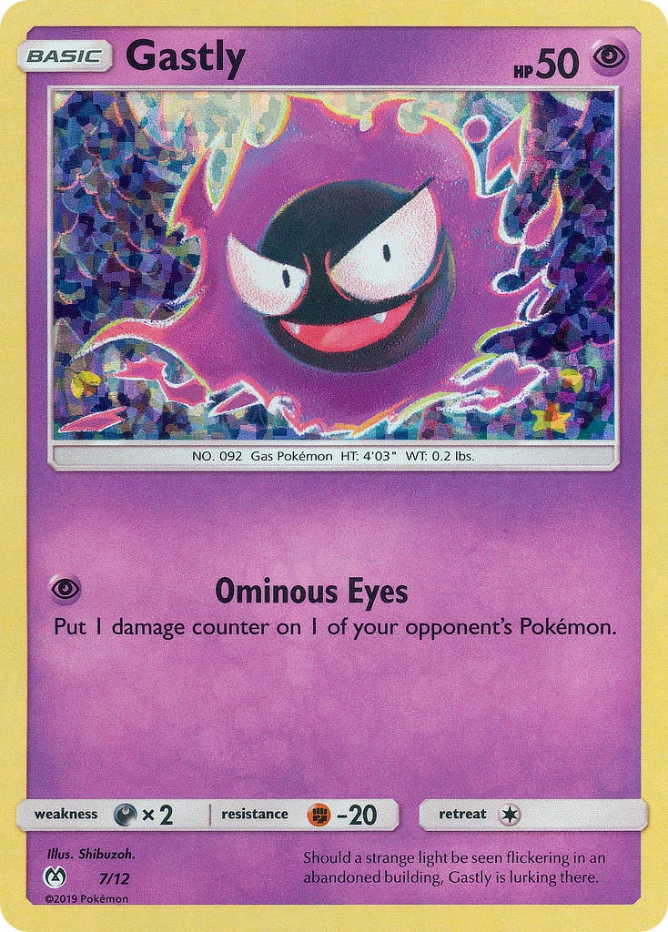 Gastly 7/12