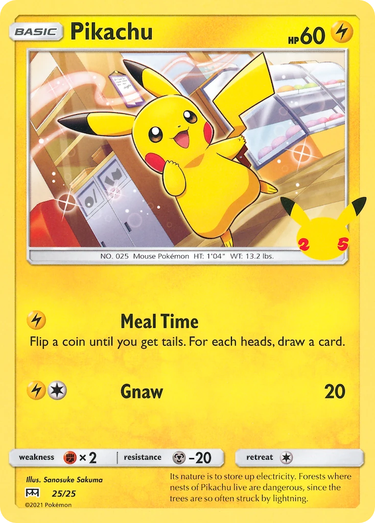 Pikachu 25/25