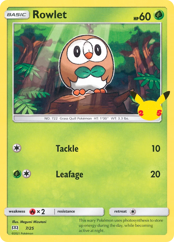 Rowlet 7/25