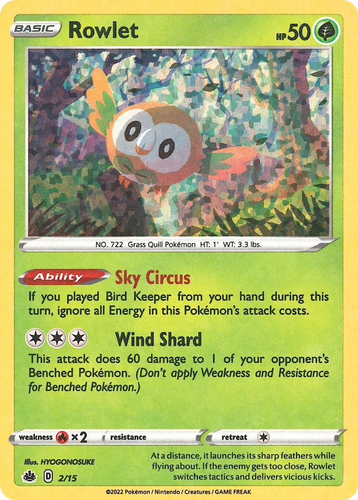 Rowlet 2/15