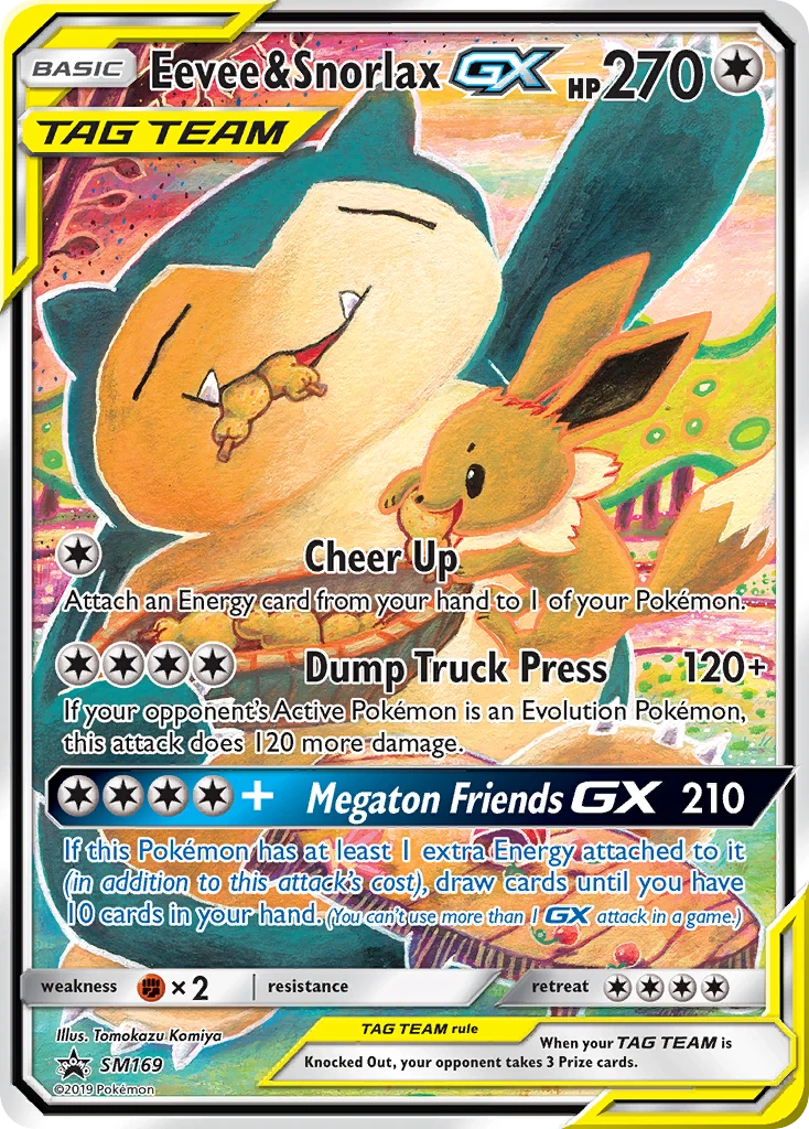 Eevee & Snorlax GX SM169/248