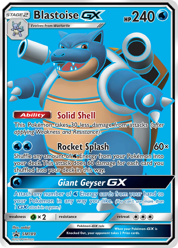 Blastoise GX SM189/248