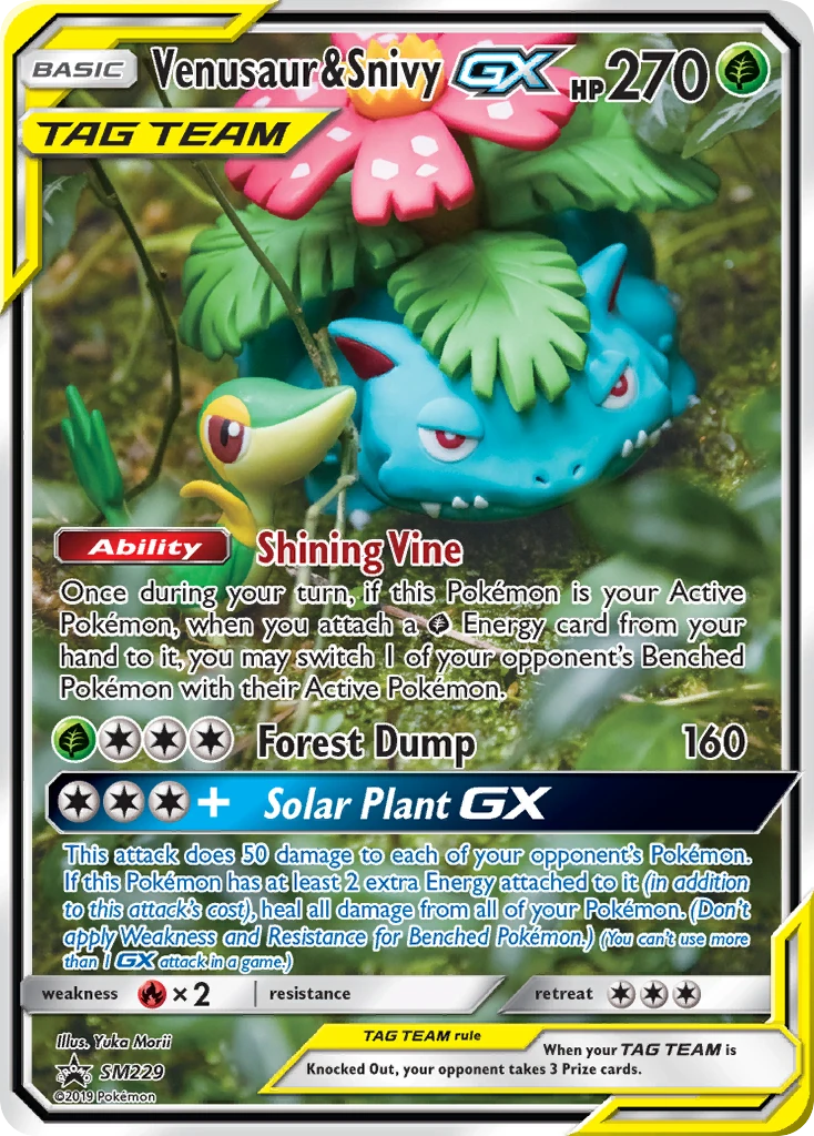 Venusaur & Snivy GX SM229/248