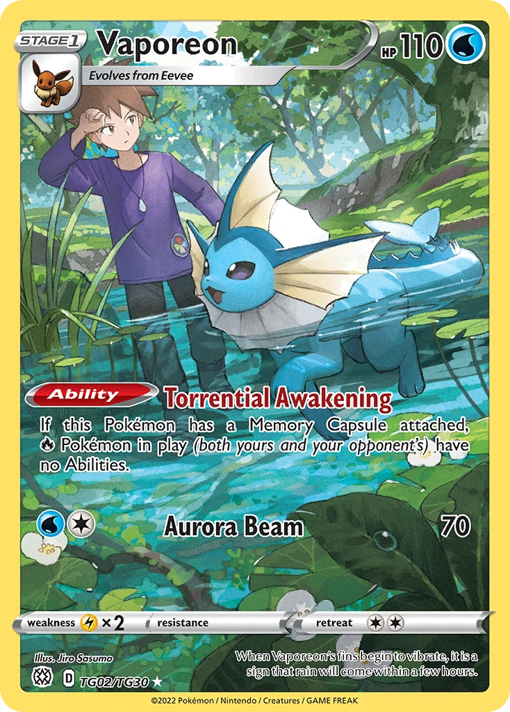 Vaporeon TG02/30
