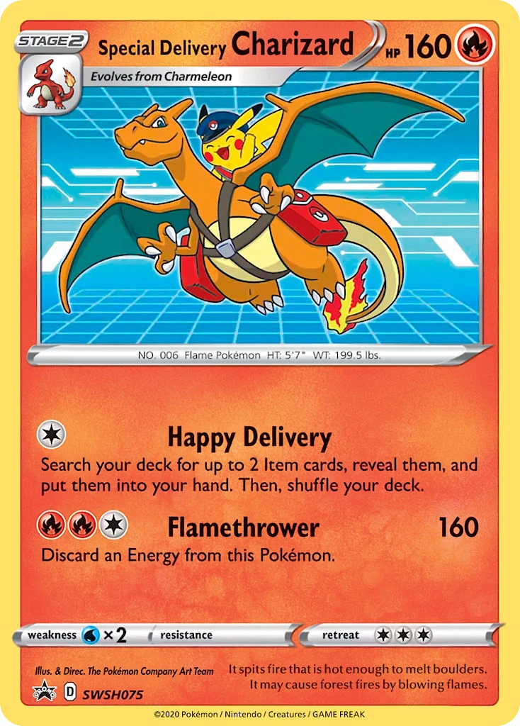 Special Delivery Charizard SWSH075/307