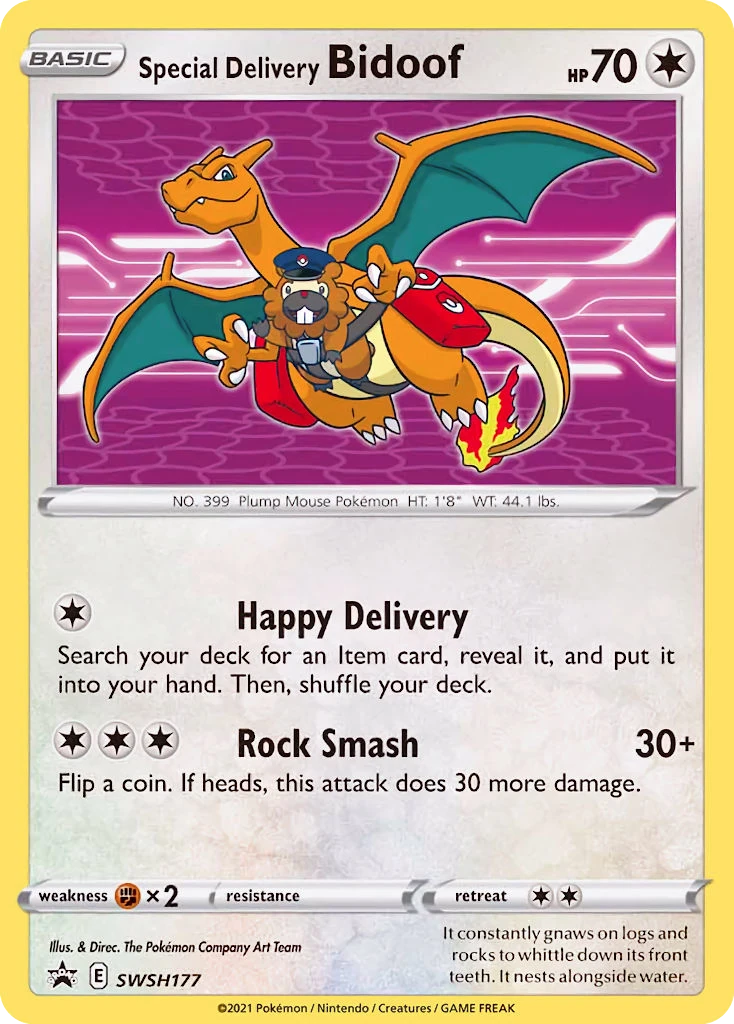 Special Delivery Bidoof SWSH177/307