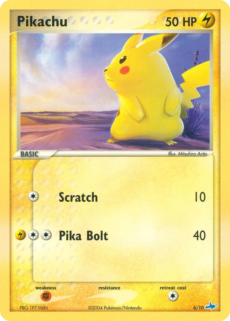 Pikachu 6/10