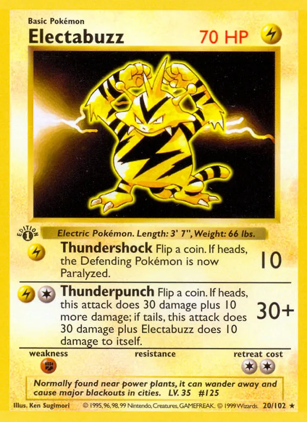 Electabuzz 20/102