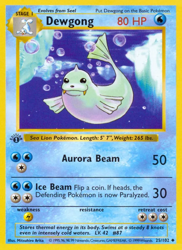 Dewgong 25/102