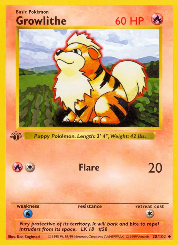 Growlithe 28/102