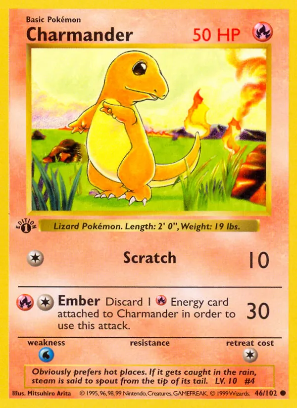 Charmander 46/102