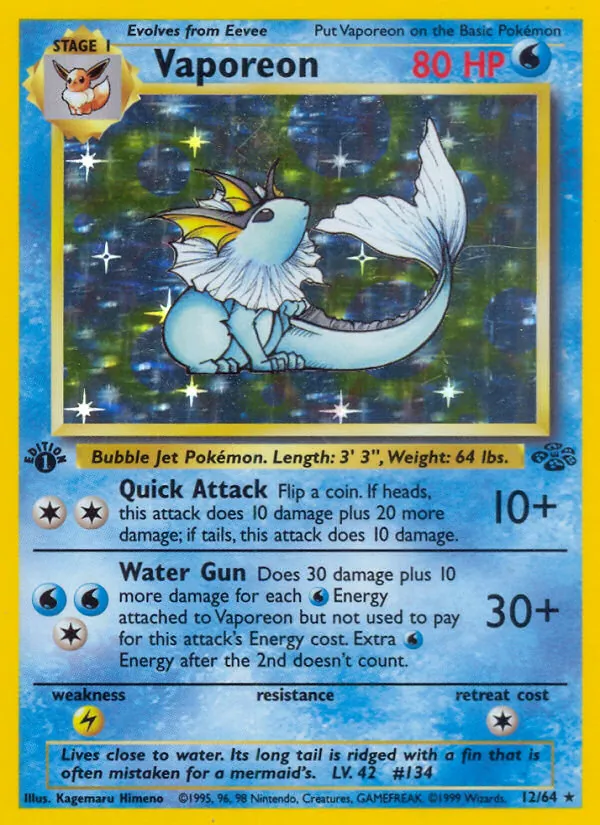 Vaporeon 12/64