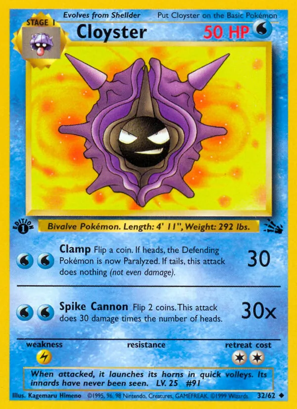 Cloyster 32/62