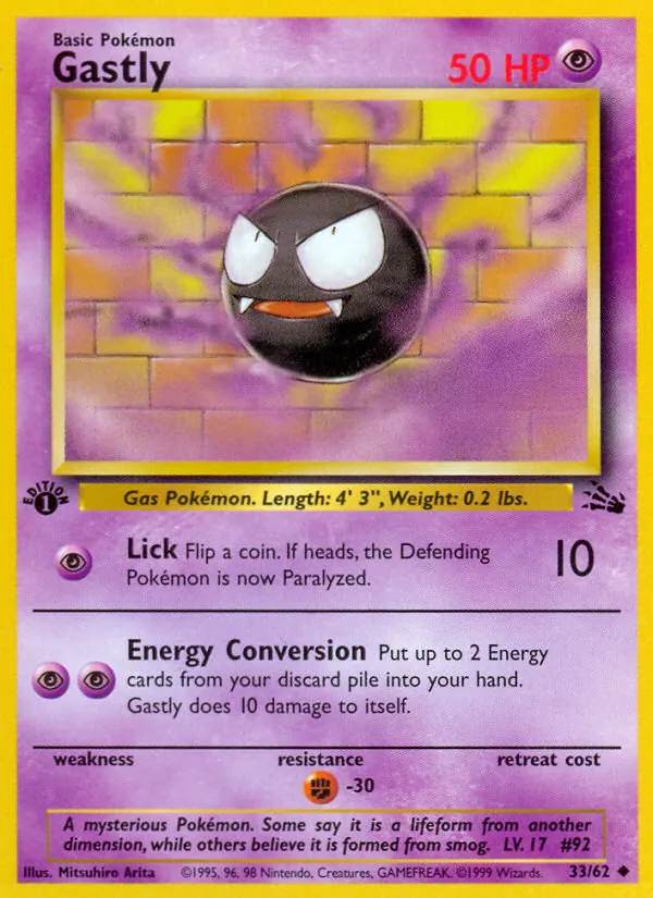 Gastly 33/62