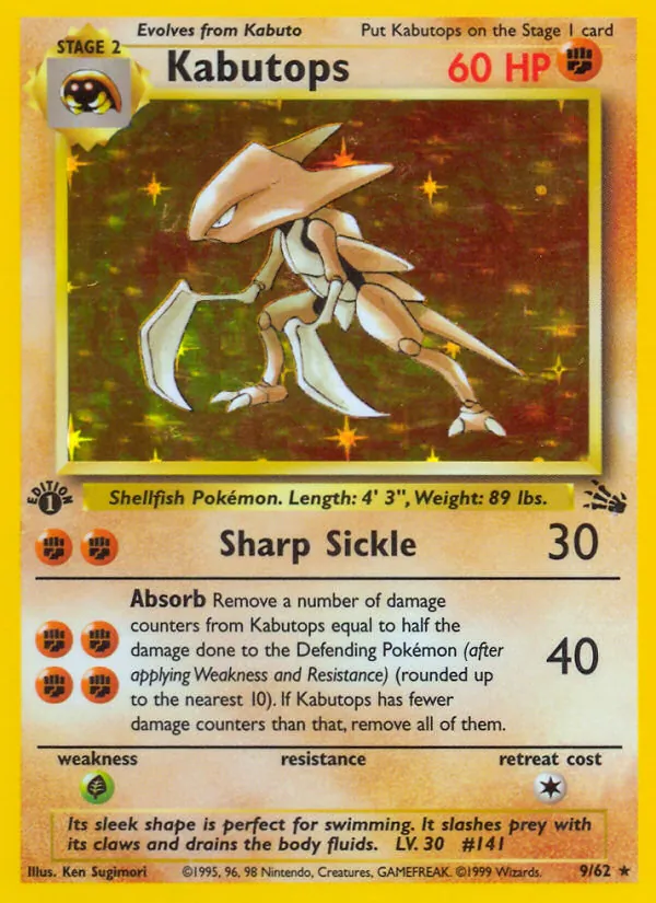 Kabutops 9/62